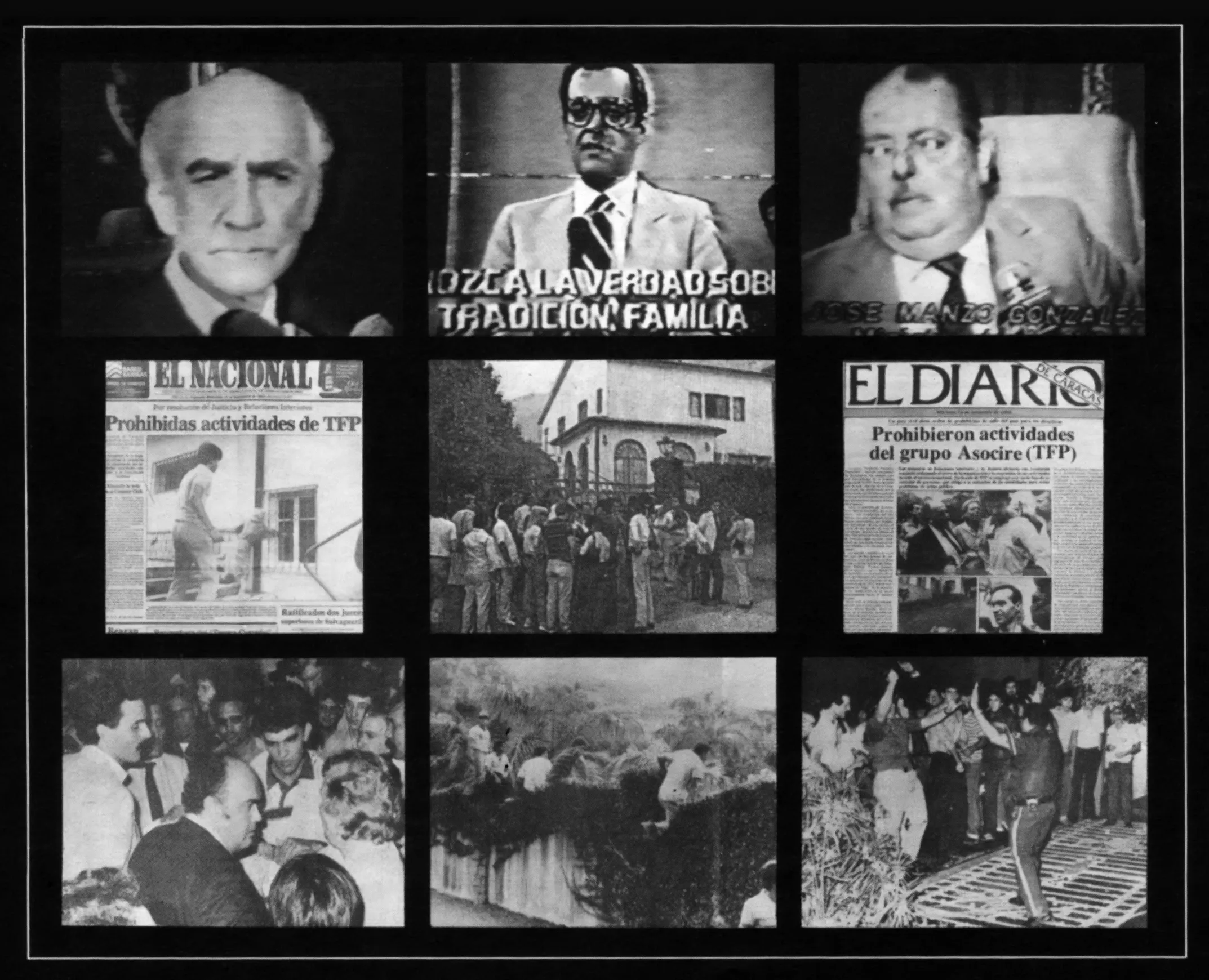 Em 1984, o fechamento da entidade  Venezuelana  coirmã das TFPs